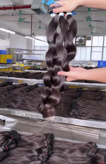 LUXE RAW 3 BUNDLES + FRONTAL  DEAL